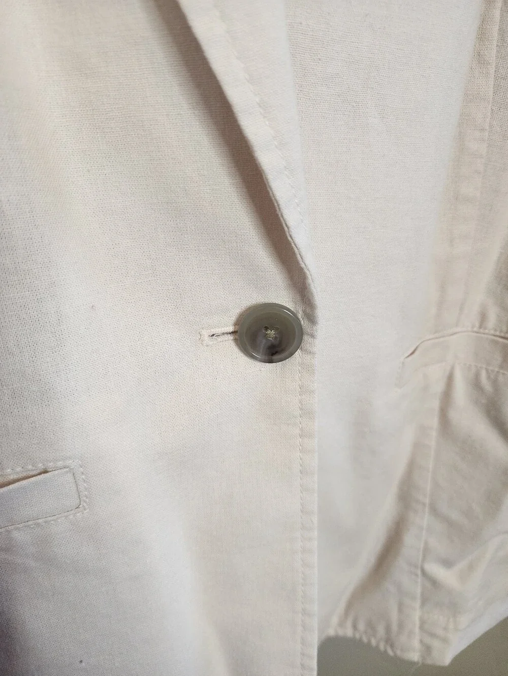 J. Crew Linen/cotton Blend Blazer | Cream | 8 Petite | NWT
